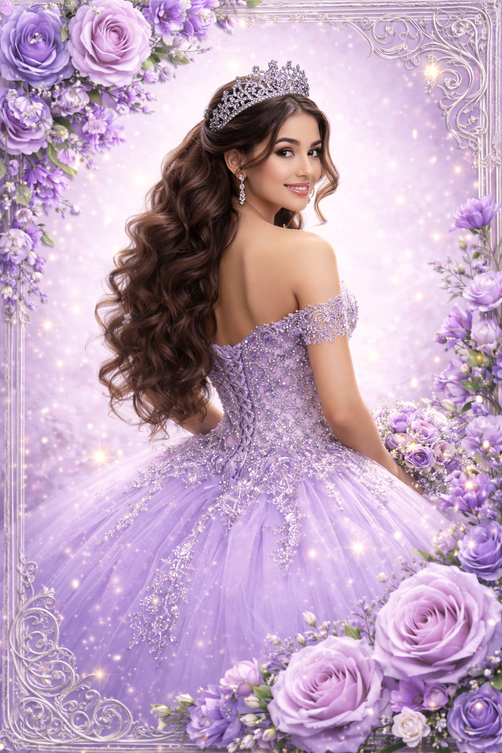 Mis 15 Quinceañera Espalda